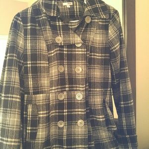 Black/White/Gray plaid Bongo jacket